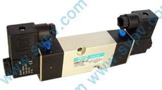 Dual-control reversing solenoid valve