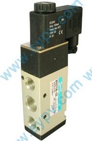 Single control reversing solenoid valve