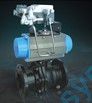 Pneumatic O-shaped control valve