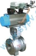 Pneumatic V-Shaped ball valve