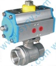 Two piece ball valve