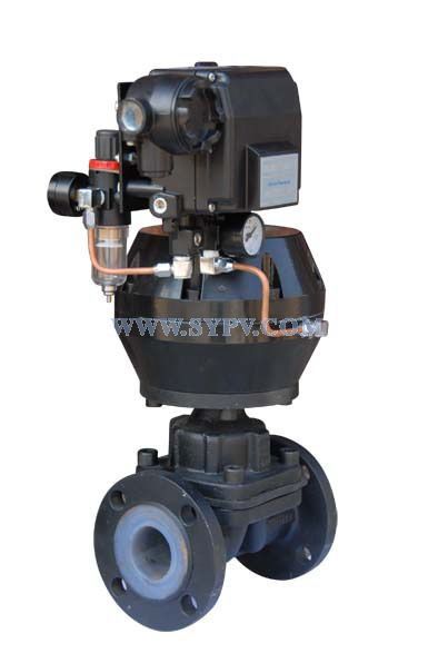 Pneumatic diaphram valve