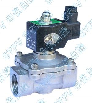 2WB female threaded stainless steel solenoid valve