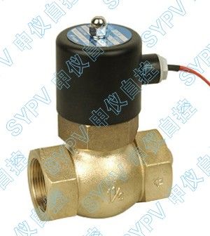 US 2/2 way pilot operated steam solenoid valve